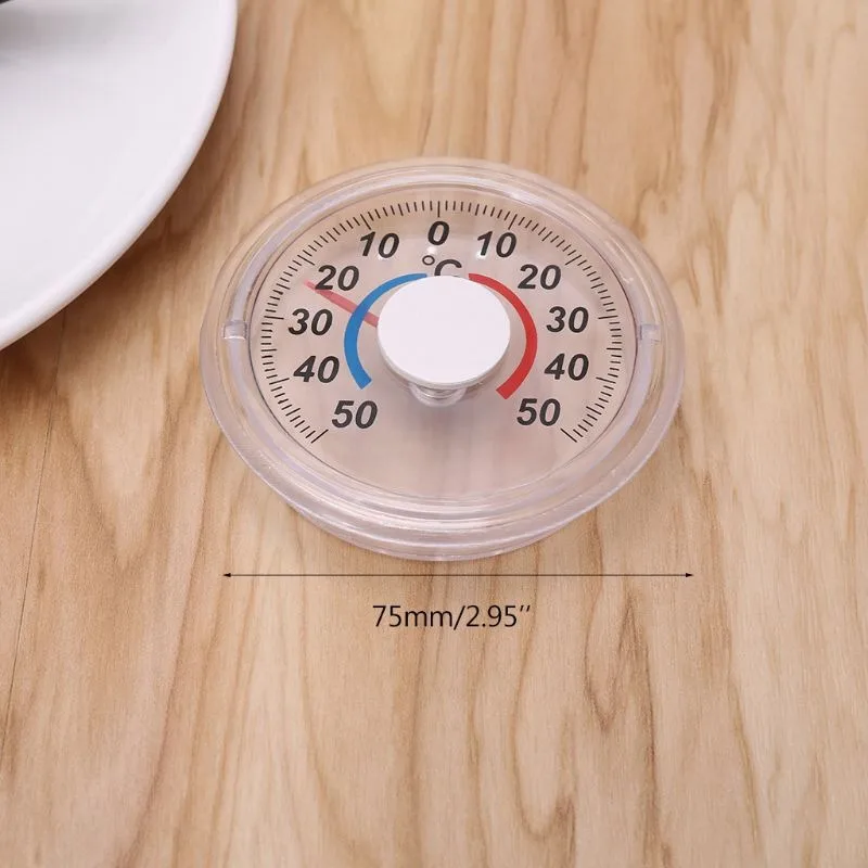 Outdoor Door Window Thermometer Pointer Type Cold And Heat Watch Hot SaleRound Plastic Door And Window Thermometer