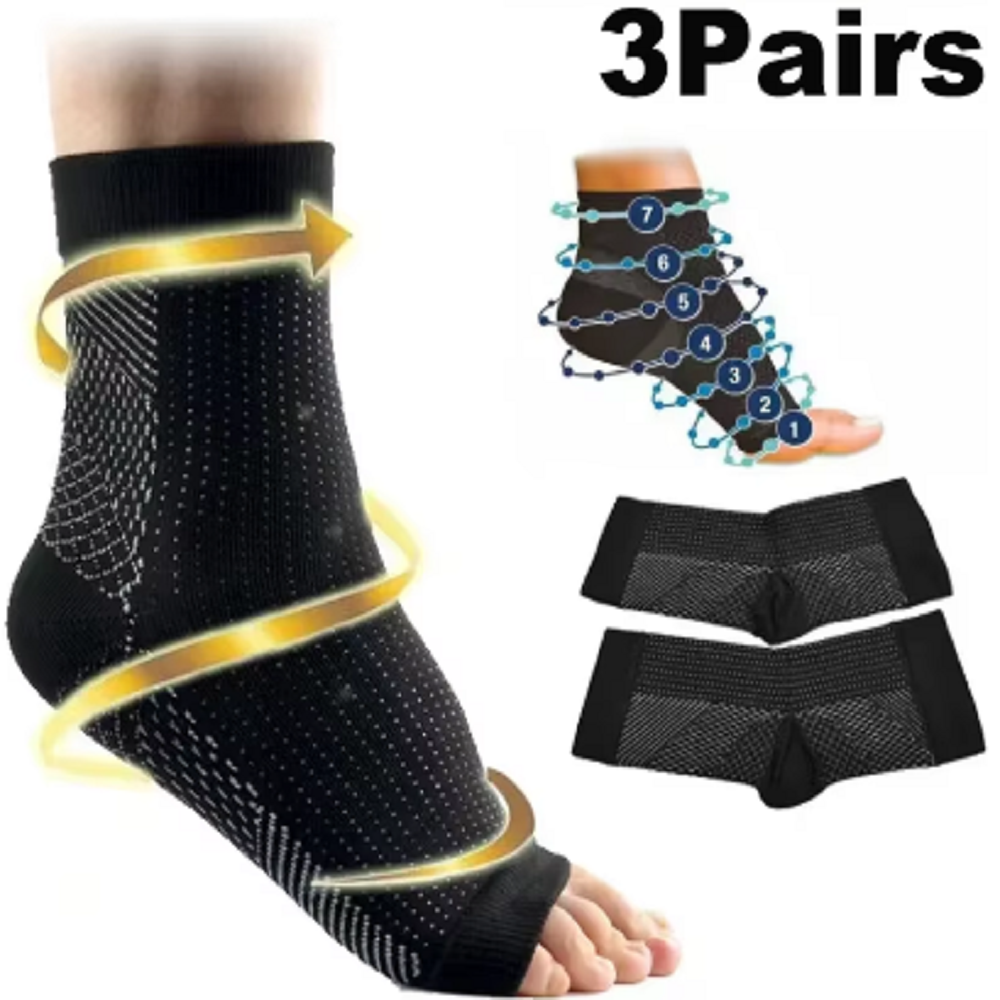 1/2/3 paia uomo donna calzini sportivi calzini a compressione del piede piede angelo calzini alla caviglia calzini traspiranti per esterni calzino tutore