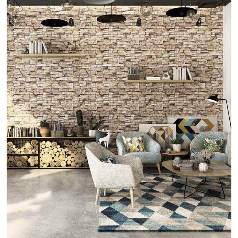 70cm x 1/2m padrão de tijolo papel de parede pvc à prova dwaterproof água 3d adesivo de parede quarto das crianças casa adesivo de parede decoração