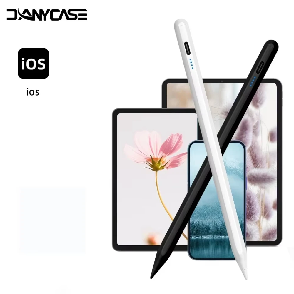 Lápiz óptico para Apple Pencil 2025 iPad 11 13 M2 M3 Pro 13 11 M4 5/6/7/8/9/10th Gen Air3/4/5/6 succión magnética automática carga rápida