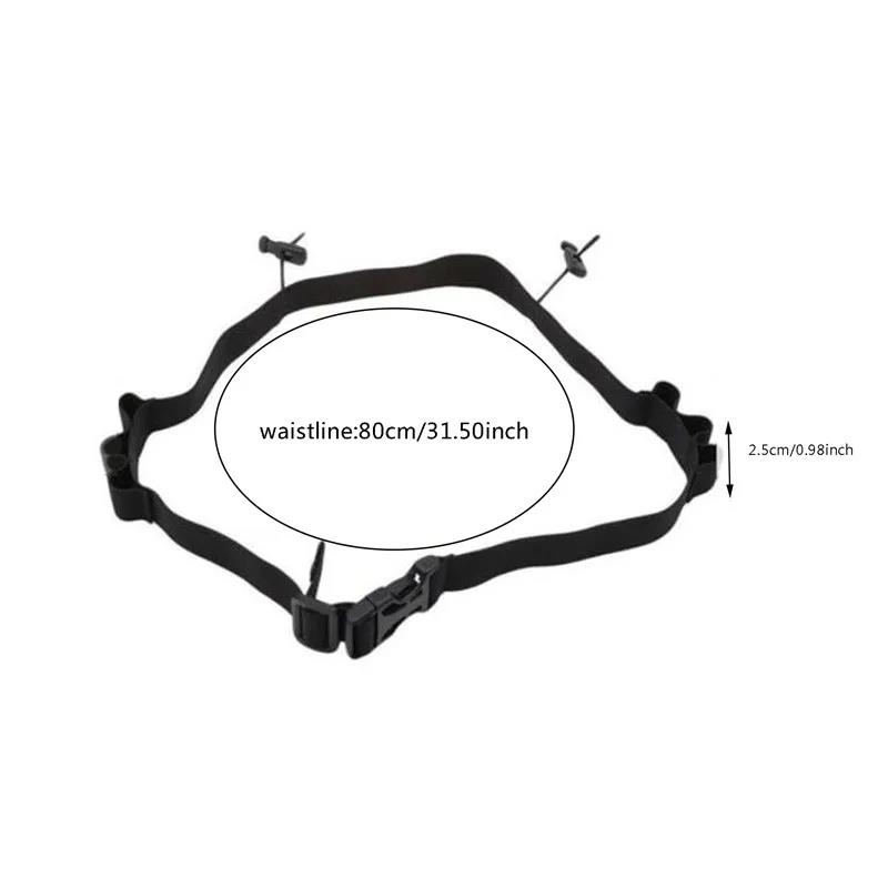 Riñonera con número de carrera para correr, soporte para babero para triatlón, maratón, ciclismo, Motor con 6 bucles de Gel, accesorios deportivos para Fitness