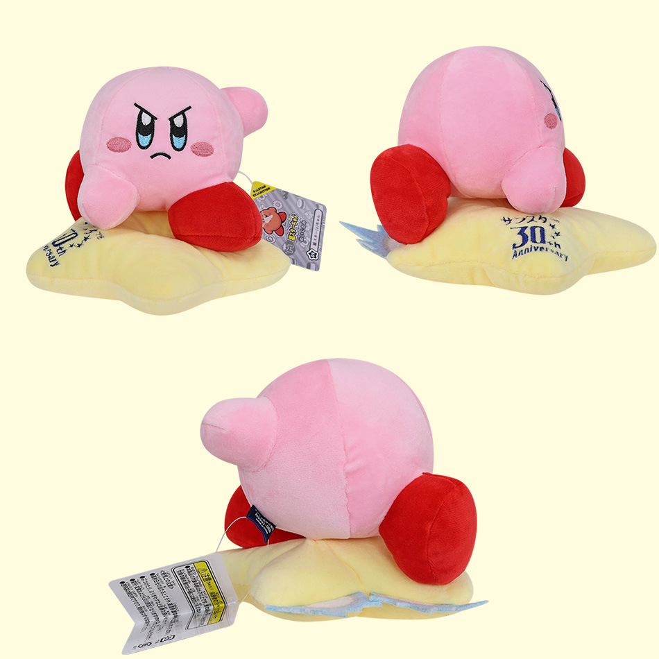 Estrela kirby boneca de pelúcia anime kirby coração rosa kirby pelúcia brinquedo natal aniversário ótimo presente para crianças
