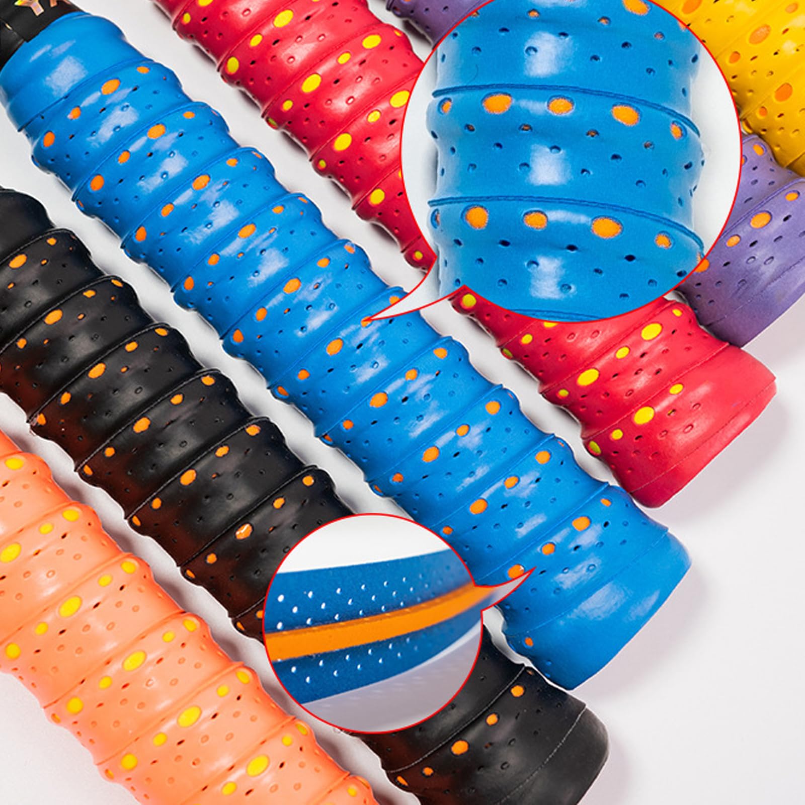 Bande de surgrip de Sport antidérapante, bande de surgrip de Tennis, bande de sueur pour raquette de Badminton, bande de sueur pour Absorption des chocs