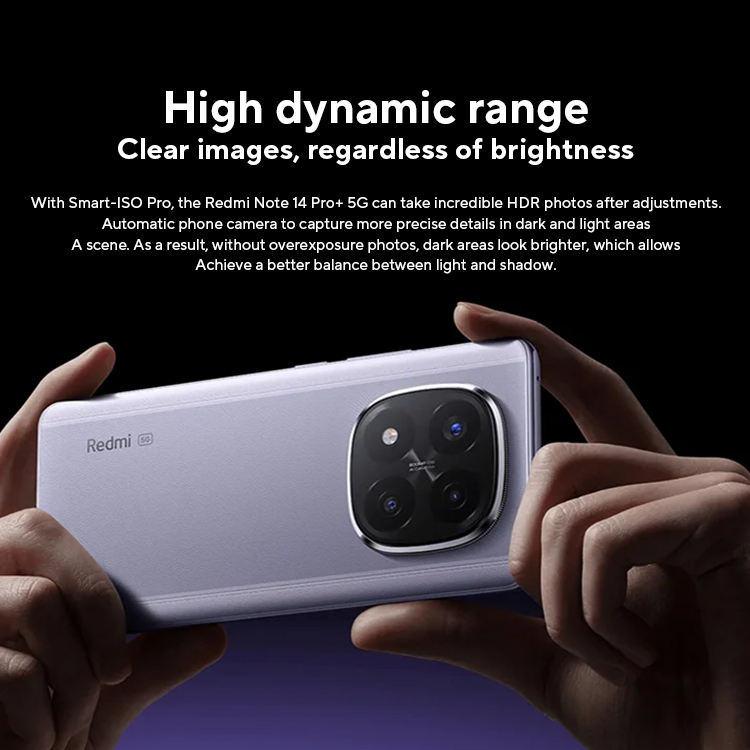 Wereldpremière Global Version Redmi Note 14 Pro+ 5G Smartphone Snapdragon 7s Gen 3 200MP Achteruitrijcamera 120W HyperCharge IP68