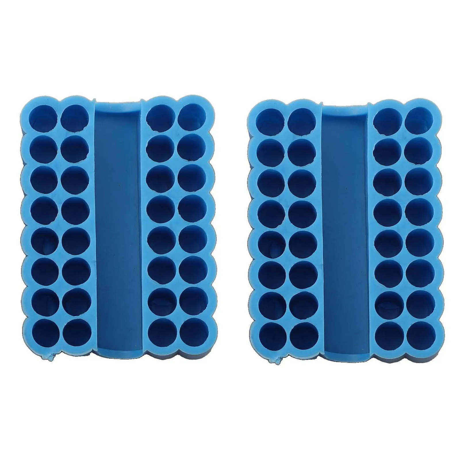 2 Stuks Bithouder 32 Gaten Bit Hex Shank Organizer Schroevendraaier Bithouder Boor Voor Opslag Voor 6.35 Mm Schacht opbergdoos