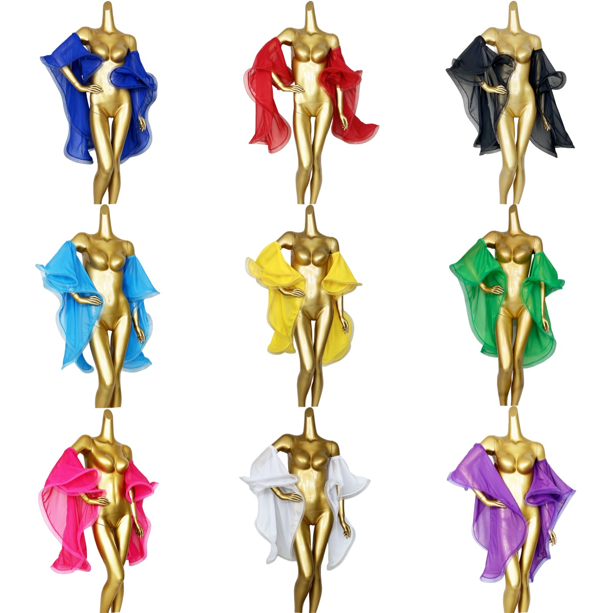 ขายส่งใหม่ Belly Dance เครื่องแต่งกายสําหรับสตรีชีฟองแขนแขนอินเดียเต้นรําเครื่องแต่งกาย Armbands อุปกรณ์เสริม