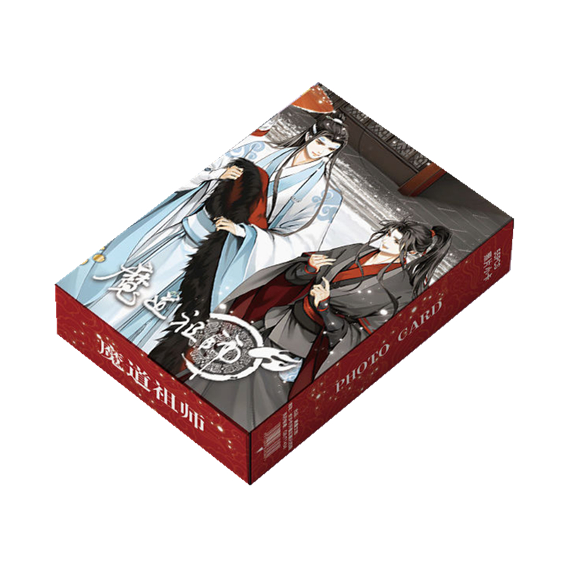 55 ชิ้น/เซ็ตอะนิเมะ Grandmaster of Demonic การเพาะปลูกเลเซอร์การ์ด Lomo Wei Wuxian, Lan Wangji 3 นิ้ว Photo การ์ดแฟนของขวัญ
