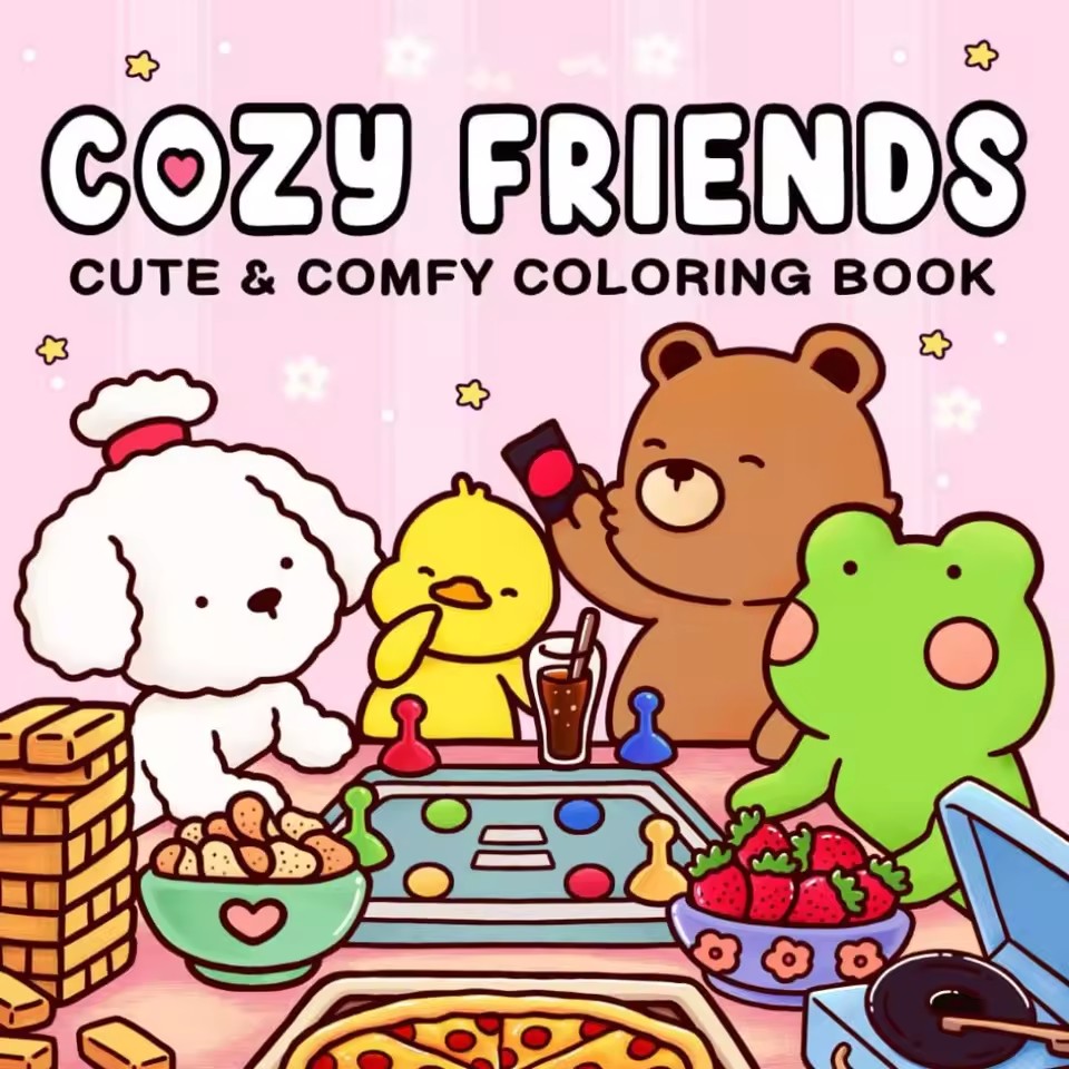 Spooky Cutie Coloring Book For Adults And Teens Featuring Adorable Creepy Creatures Cozy Hygges Moments For Relaxation Gift