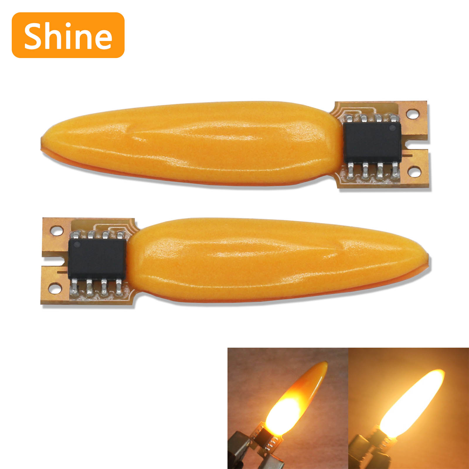 Светодиодная вспышка, свеча с пламенем, лампа Эдисона, 3 В, светодиодная лампа, 2 режима, диод, украшение для дня рождения, аксессуары для лампочек 1800K