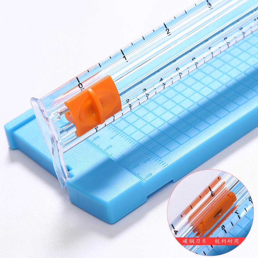 Mini Portable Paper Cutter A3 A4 Photograph Photoprint Card Cutter Replaceable Spare Blade Student School Office Stationery