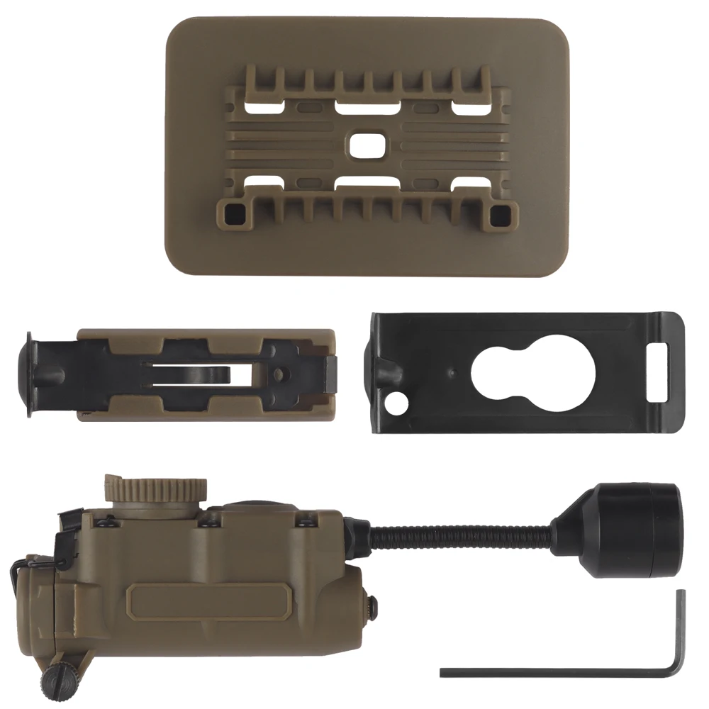 Sidewinder Helm Lampe Taktische Strobe Licht Rot/Grün/Blau/Weiß/IR Kopf IFF Licht Jagd Angeln hilfs LED Taschenlampe