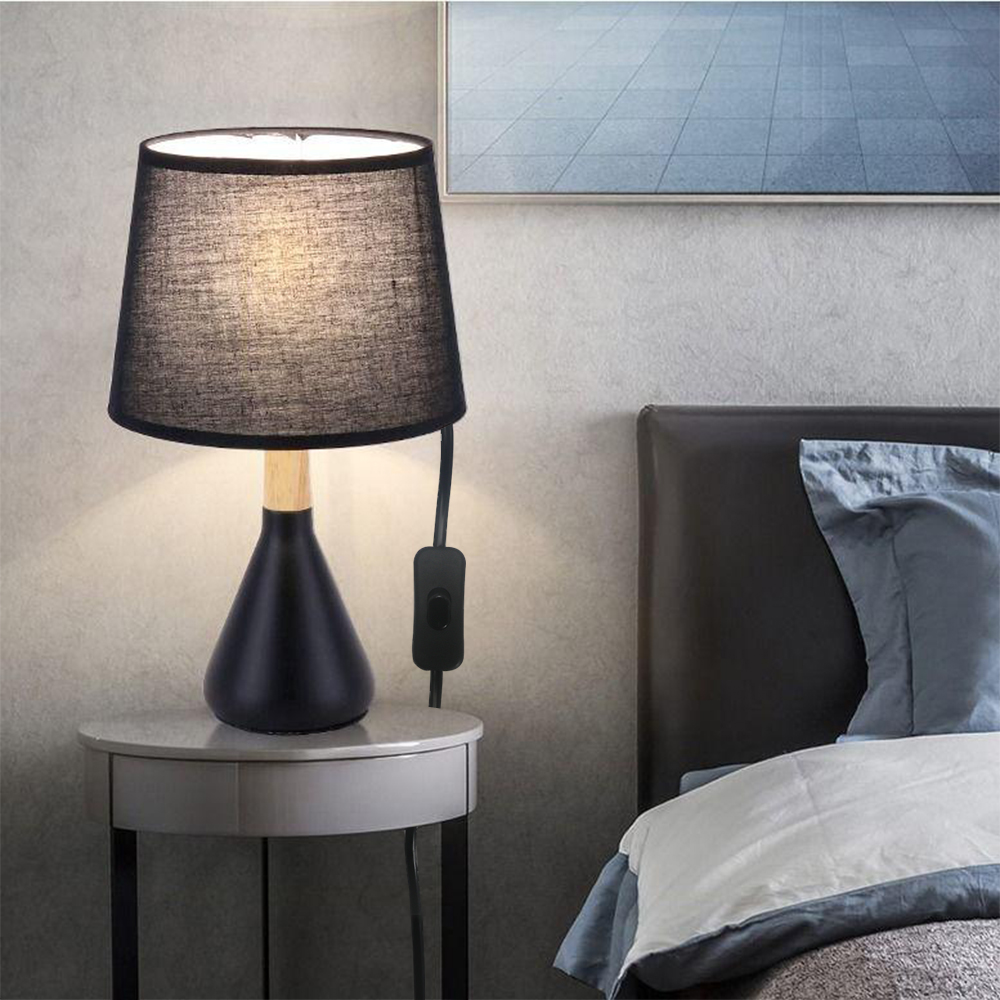 MincoHeat 110/220 V EU US Netzsteckerkabel mit Verlängerungskabel 1,5 m Schalterstecker Draht LED-Schalter für Schreibtisch/Boden/Weihnachts-LED-Lampe