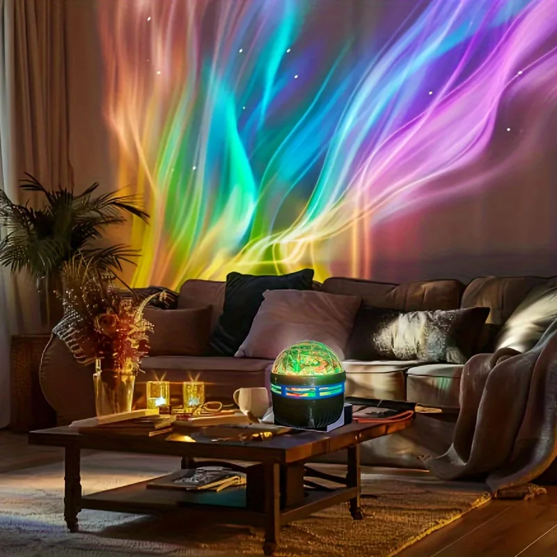 Lampka nocna LED Zdalne światło gwiaździstego nieba RGB Galaxy Starry Sky Light RGB 7 trybów Wtyczka USB do pokoju dziecięcego Dekoracja imprezowa Automatyczne obracanie