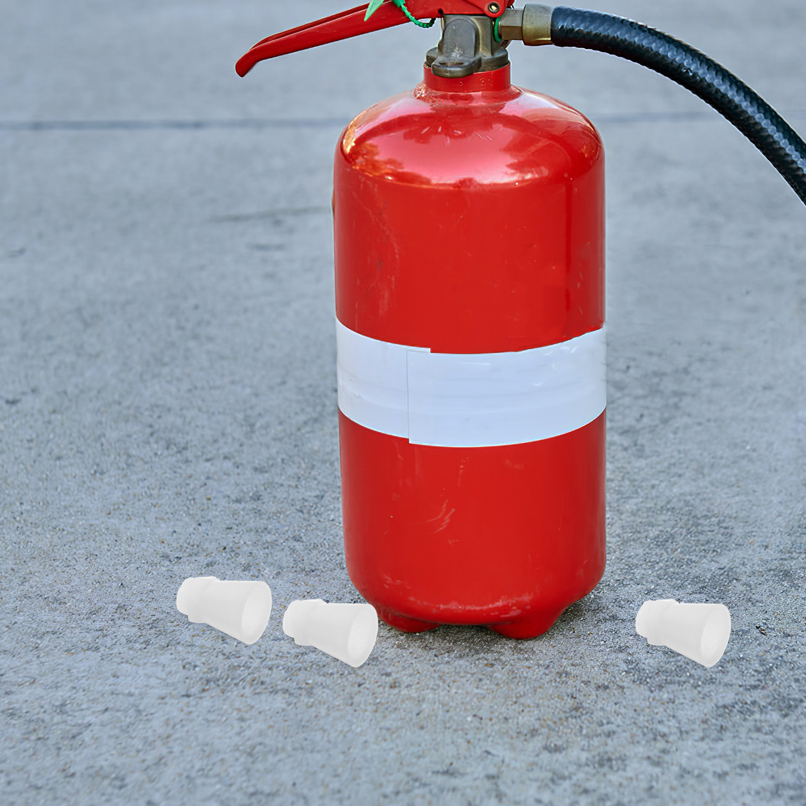 50 Pcs Fire Extinguisher Accessories Nozzle Component Wide Mouth Nozzles Plastic Replacement