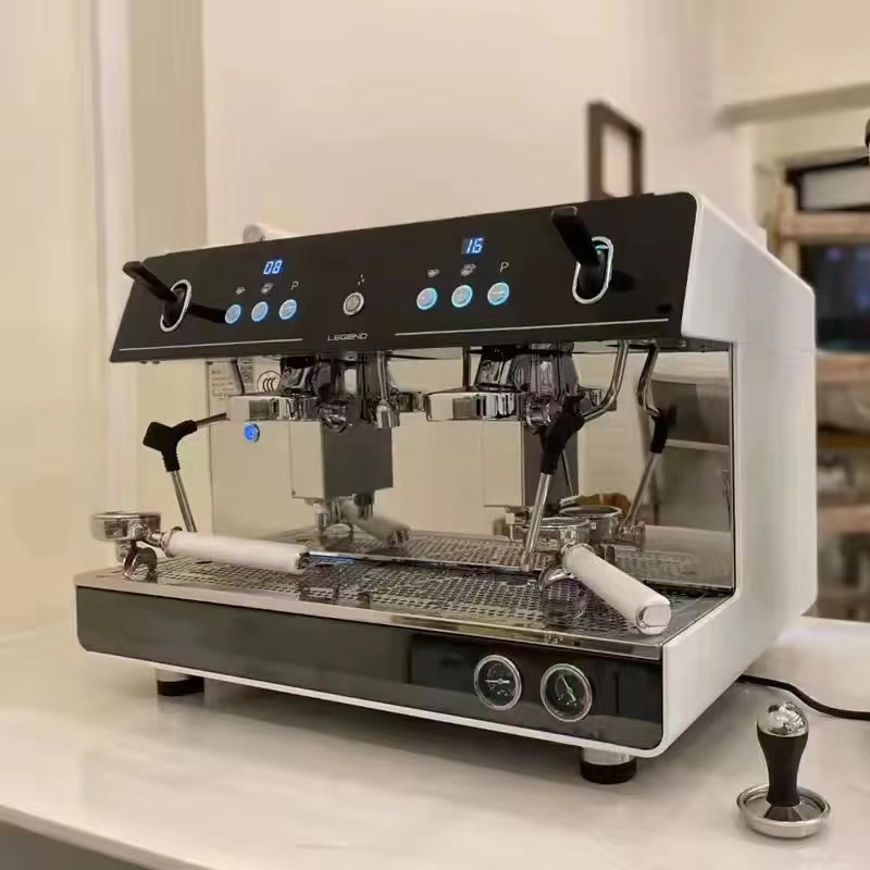 Caldeira de cobre comercial ST Dois grupos clássico E61 Brew Head Kaffee Cafeteras Kahve Makinesi Máquinas de café expresso