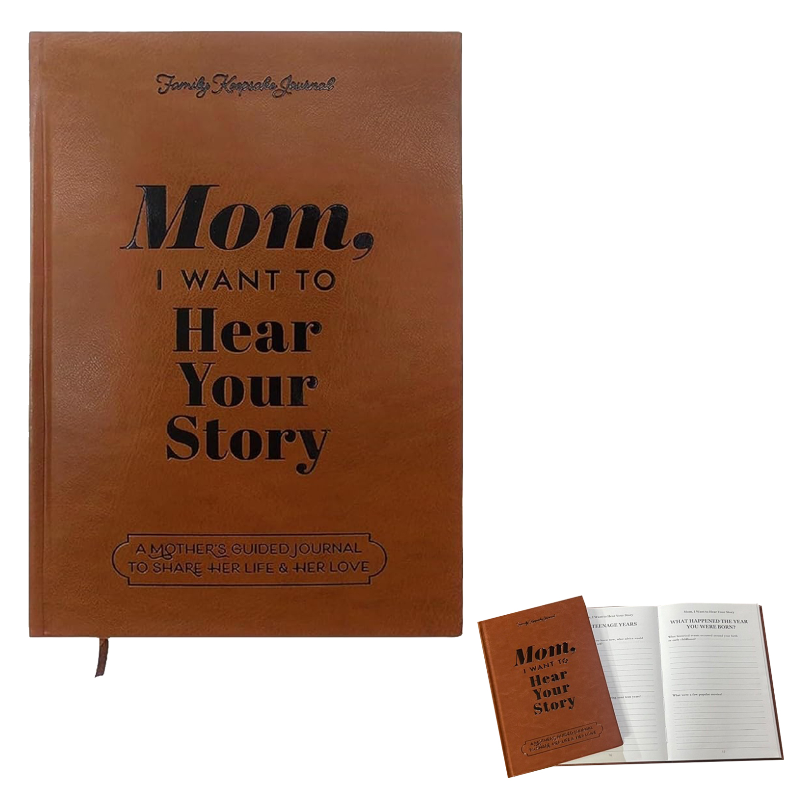 Papa/moeder Ik wil je verhaal hoor Leren dagboek Een vaders begeleide dagboek om zijn leven te delen Geheugenboeken Graet Gift