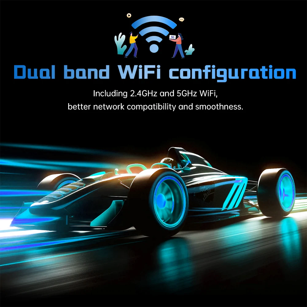 Android14 Smart TV Box Q1 Allwinner H313 Supports 2.4G&5G Dual Wifi 8K 64G 128G Rom Google Media Player TV Box Voice Set Top Box