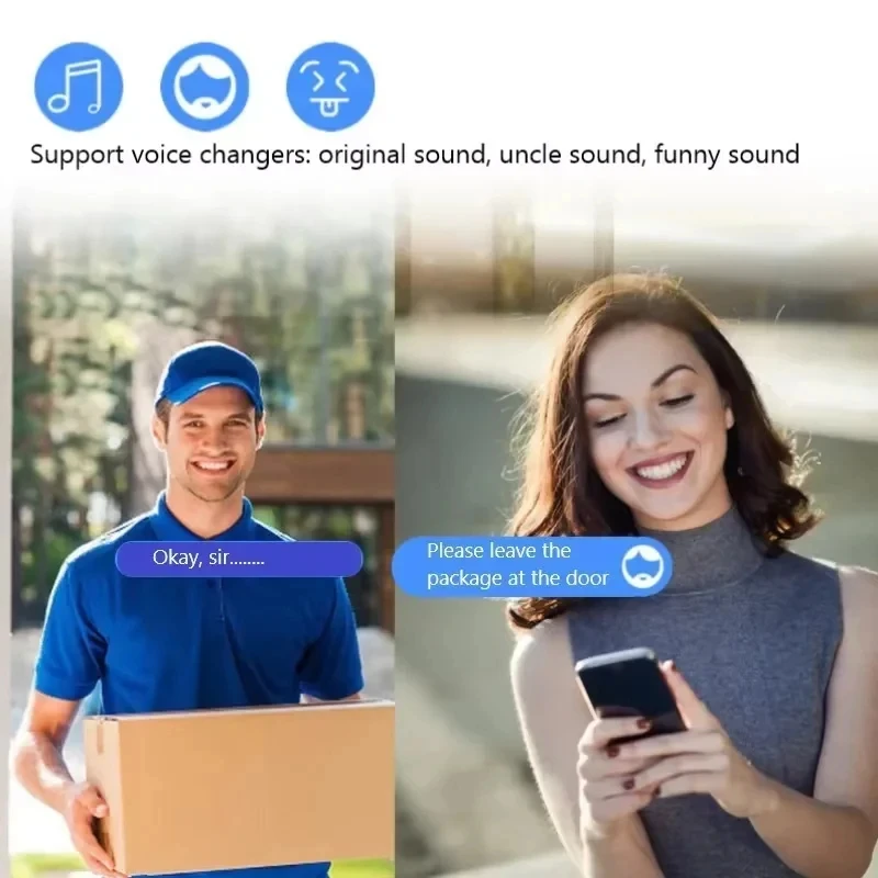 Tuya WIFI Kamera Türklingel HD Video Intercom Outdoor Drahtlose Wasserdichte Türklingel Sicherheit Schutz IR Nachtsicht Smart Home