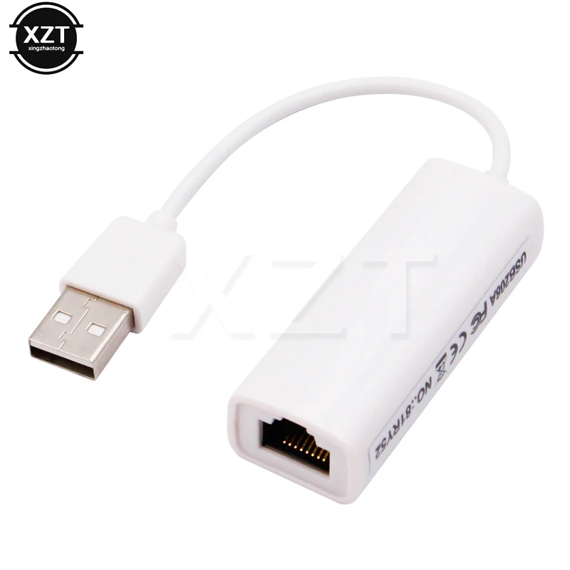 USB 2,0 к RJ45 разъем для сетевой карты для планшетного ПК Win 7 8 10 10/100 Мбит/с папа RJ45 мама Ethernet LAN сетевой адаптер