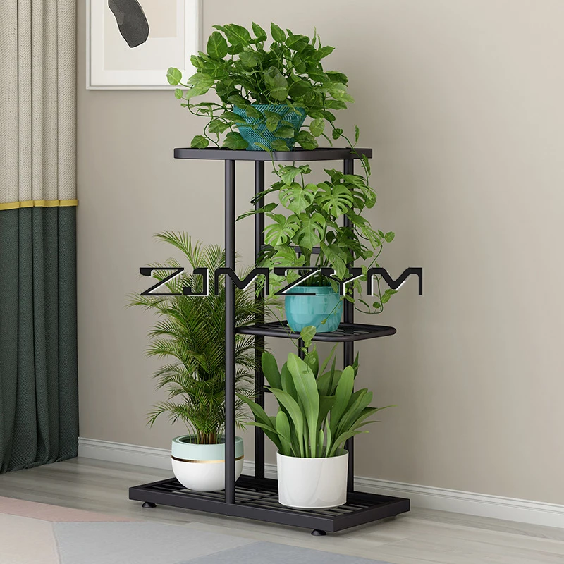 Multifuctional Plant Flower Stand Pots Tray Plant Shelves Planter Display Rack Storage Holder Shelf Home Balcony Garden Decor