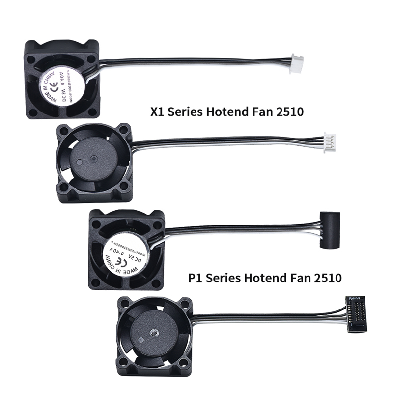 Bambu Lab X1/X1C/P1P/P1S 金属ホットエンド冷却ファン硬化真鍮銅 0.2/0.4/0.6/0.8 ミリメートルノズル 3D プリンタ