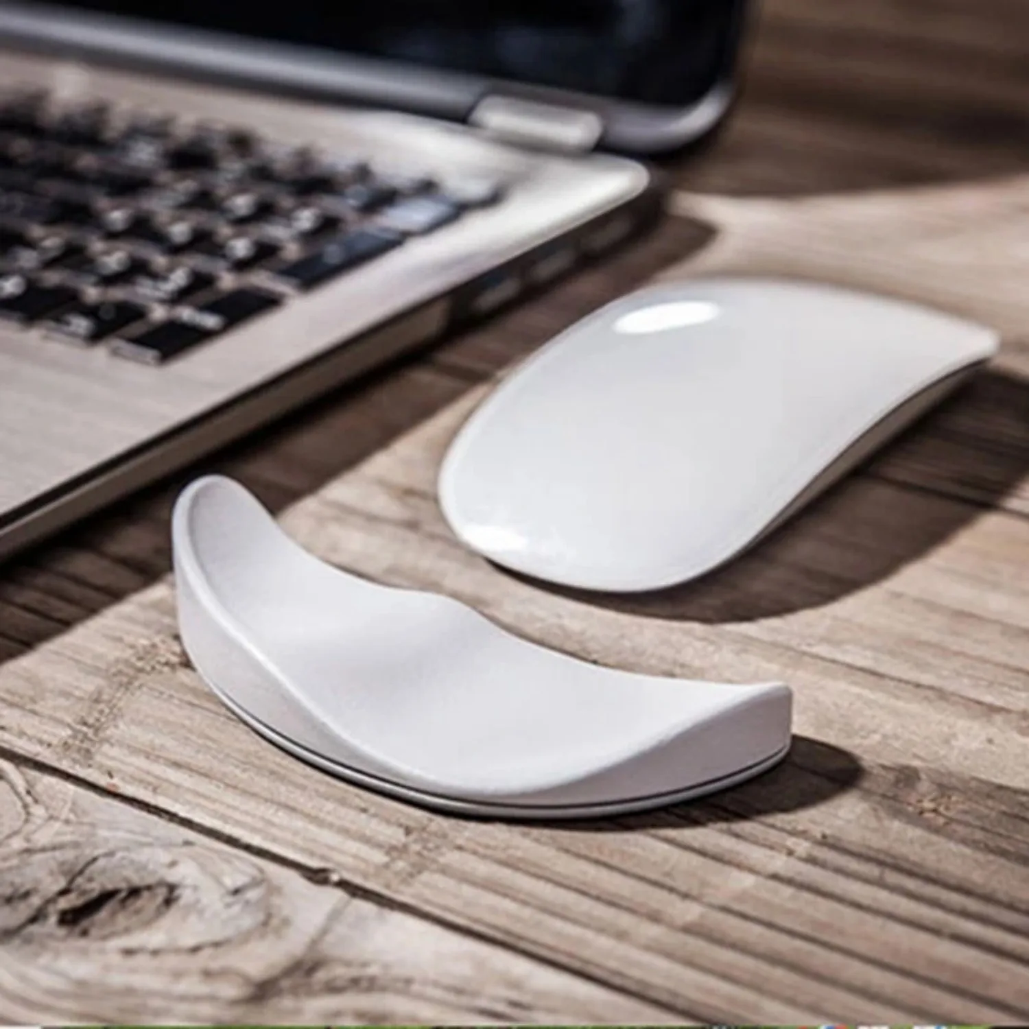 Mouse Wrist Rest Silicone Hand Cushion Soft Pad Palm Support Moves With Wrist Business Office Computer Game Durable Armrest