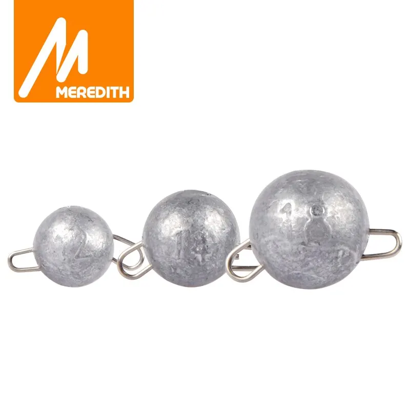 MEREDITH-anzuelo con cabeza de plantilla agrandada, 2g, 4g, 6g, señuelo suave de peso de bala de agua profunda, aparejos de pesca colgantes