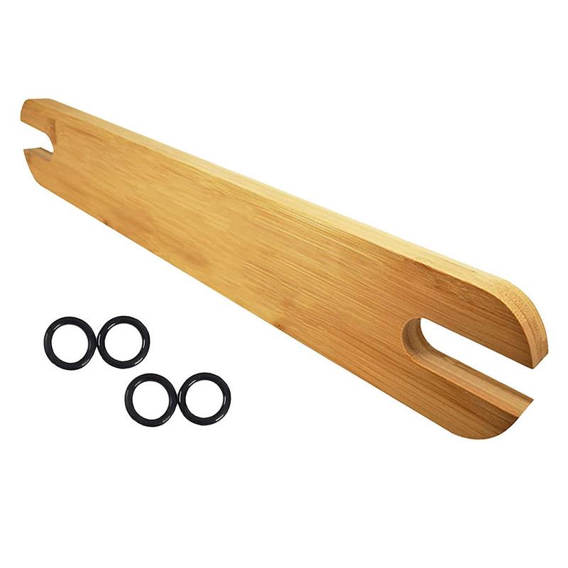 Reposapiés para trona de bebé, reposapiés de madera Natural, antideslizante, estable, accesorios para trona