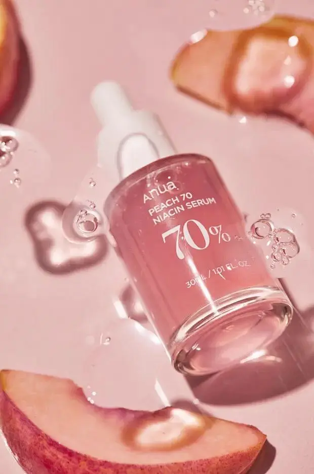 アヌア ピーチ 70 ナイアシンアミド セラム 30ml、保湿フェイシャルセラム、デイリークレンジングビューティー、韓国スキンケア