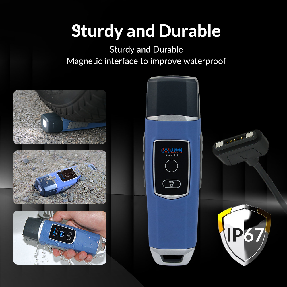 JWM Guard Tour Patrol System con linterna, equipo de patrulla de seguridad RFID IP67 con Software gratuito en la nube