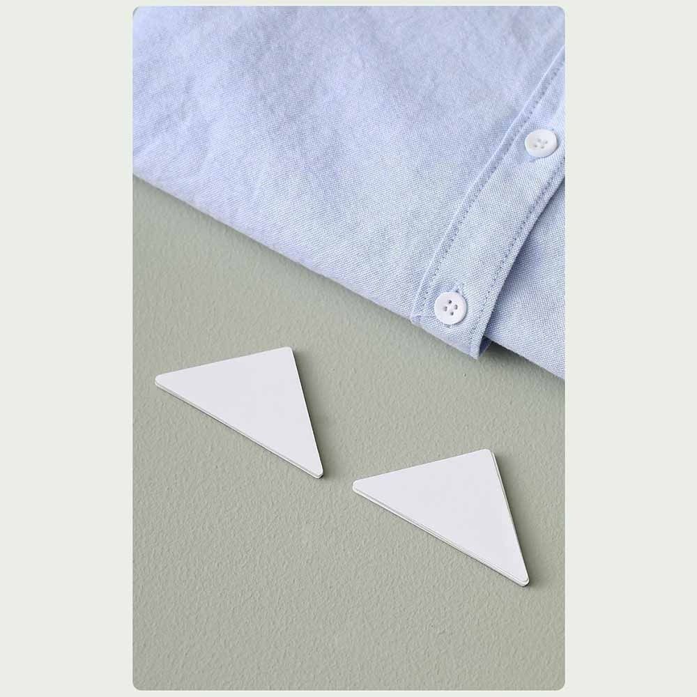 Autocollant de col montant pour t-shirt polo, coussinets de mise en forme de col de poulet, autocollants rangés, partenaires anti-roulis, autocollant saillant