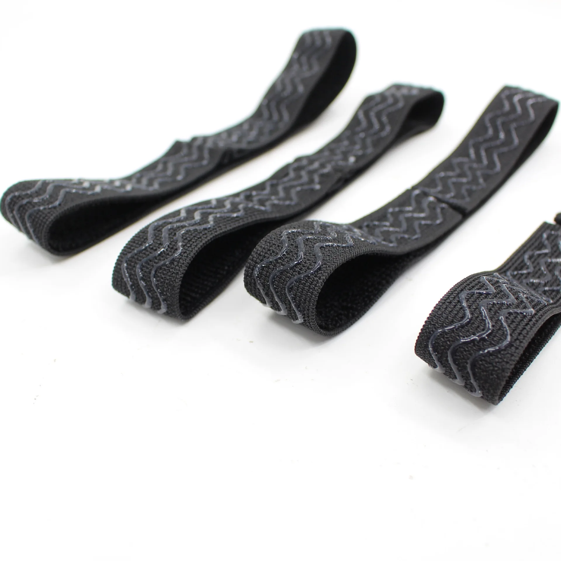 3/5/10pcs วิกผมแถบคาดศีรษะปรับได้ยืดหยุ่น,กาว Anti-SLIP Fixing band, non-Stick WAVE-รูปซิลิโคนผมเข็มขัด