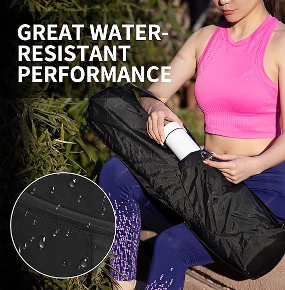 Yoga Mat Bag with Water Bottle Pocket & Wet Storage – Multi-Functional Carrier for Gym, Pilates & Fitness