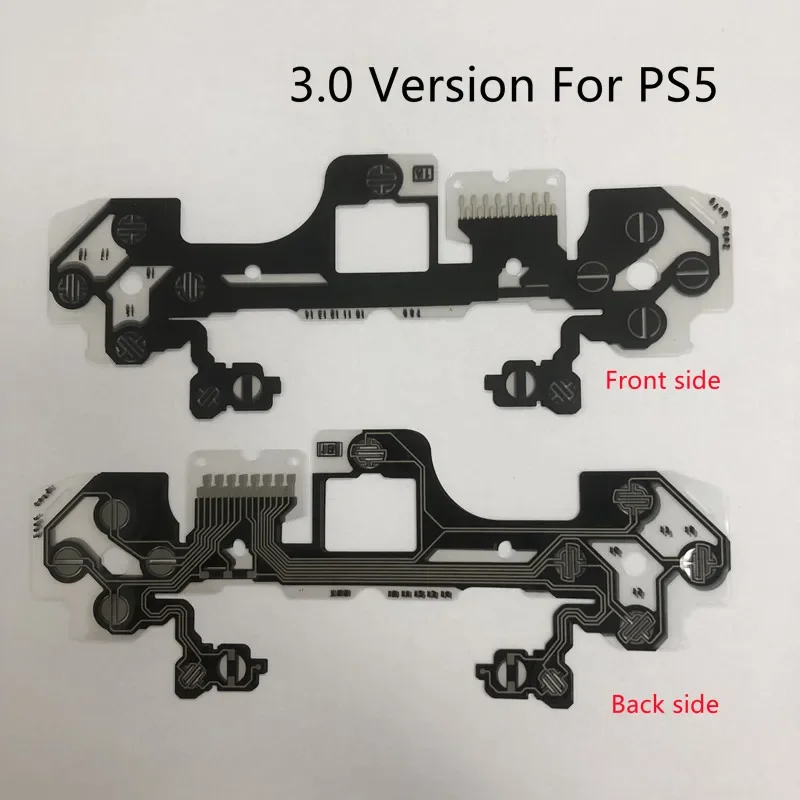 10pcs/Lot Replacement Original for Ps5 Conductive Film V1.0 2.0 3.0 Game Pad Controller Button Flex Cable Ribbon V1 V2 V3