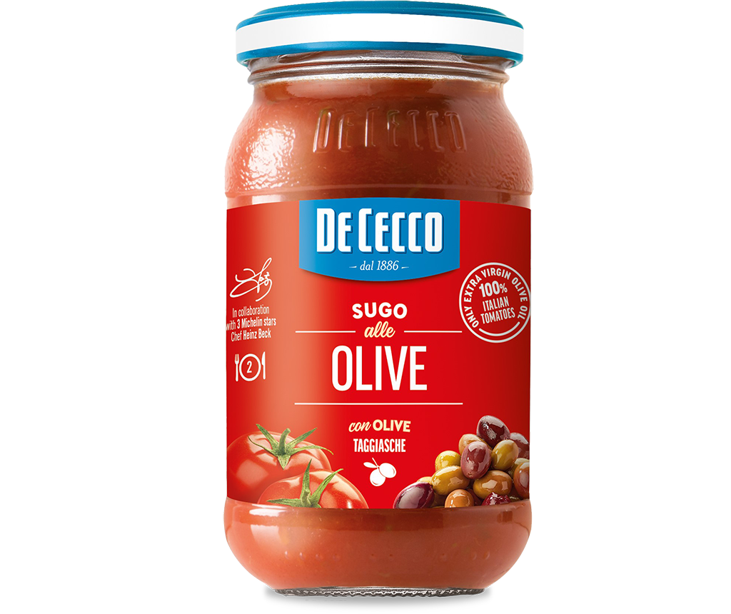 Sugo alle olive 200gr btl-de cecco