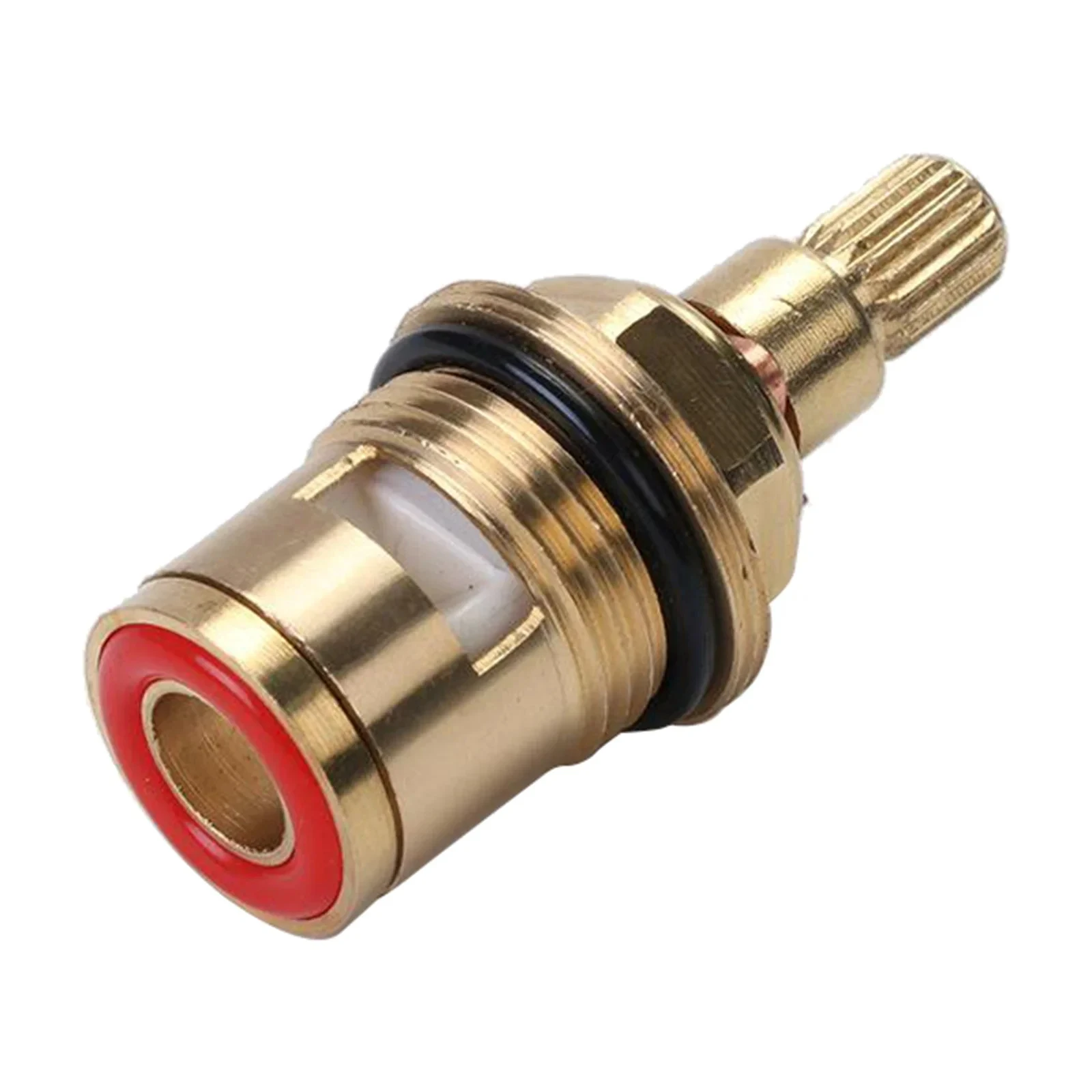 1/2pc universal substituição válvulas de torneira de bronze cartucho de disco cerâmico válvula de torneira interna para banheiro, no sentido horário ou anti-horário