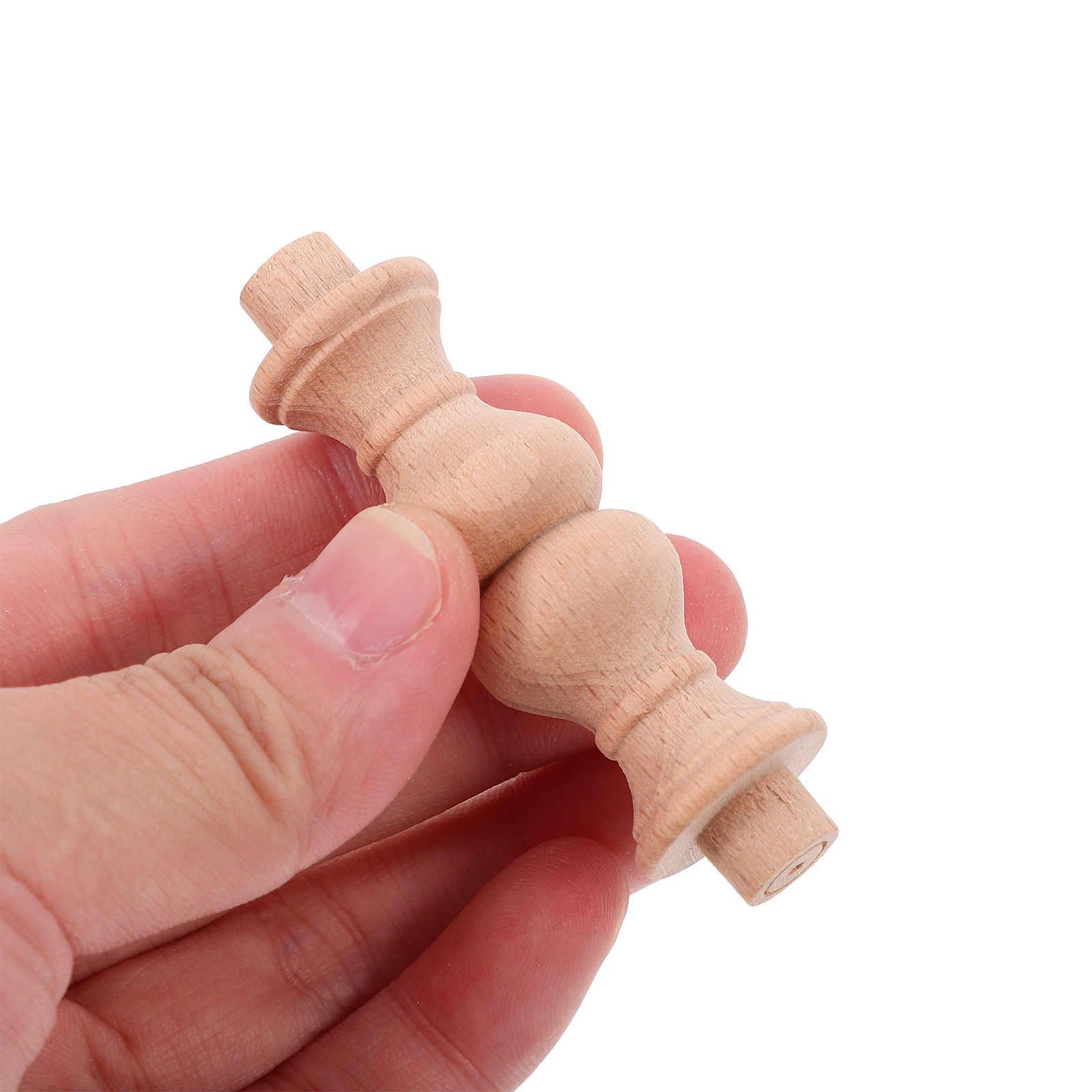 Coluna de cabaça de madeira sólida 63mm, eixo de madeira para decoração de casa, escada, balaústre, móveis, decoração artesanal, partição de jardim com 10 peças