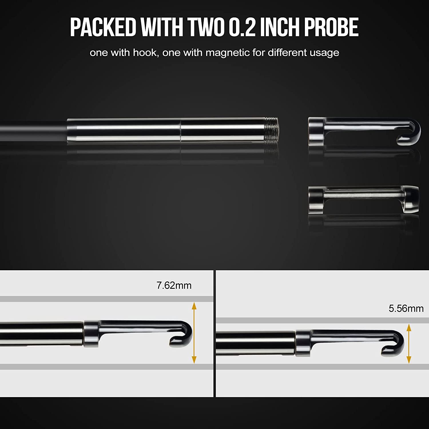 Ống Kính Kép Kiểm Tra Camera 5 "IPS LCD Camera Nội Soi 8Mm HD Borescope Cống Camera Với Đèn LED dành Cho Xe Hơi