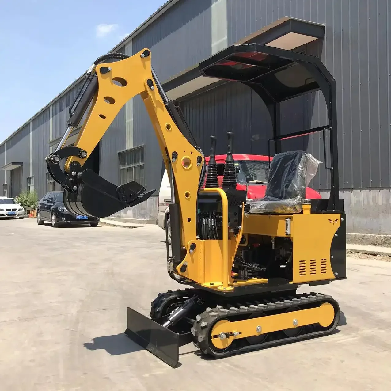 OKW-08 CE/EPA 800kg Mini Excavator Hydraulic Crawler Small Digger 0.8 Ton 1 Ton 1.2 Ton Micro Digging Machine With Attachments