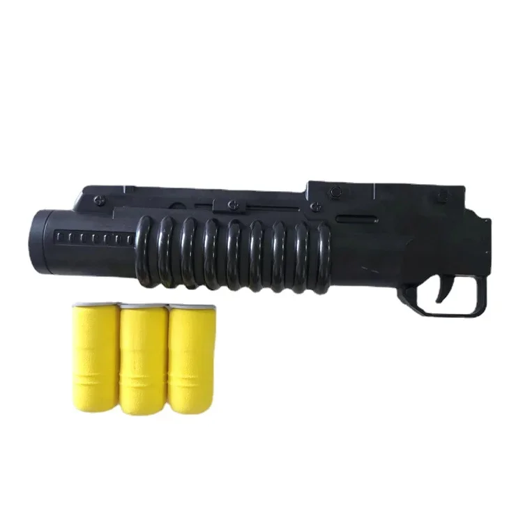 Toy Accessories QG376 Soft Bullet M416 Sponge Foam Ball Grenade Launcher