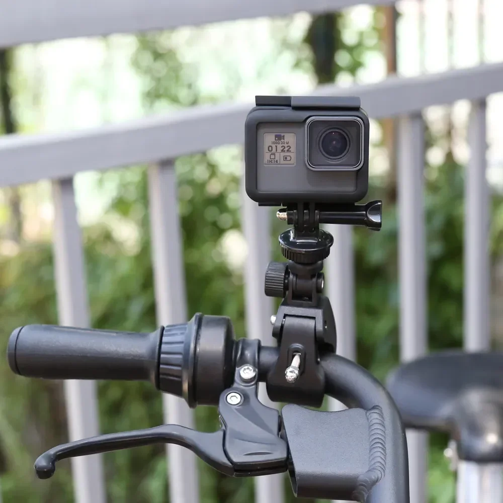 For Gopro 12 11 10 9 8 7 6 5 Bicycle Motorcycle Handlebar Mount Bracket for Go Pro DJI Insta360 SJCAM Holder Action Camera