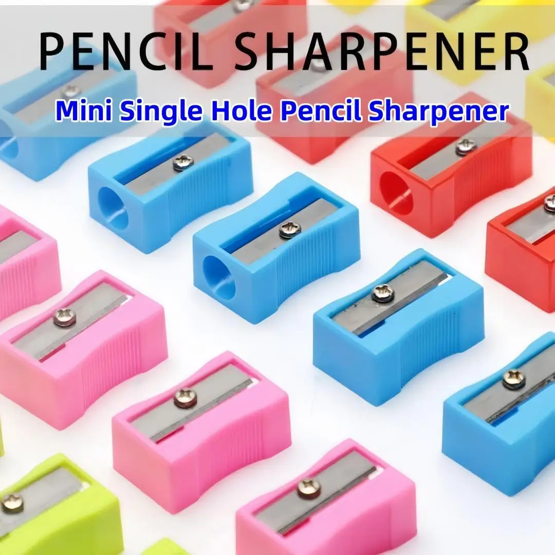 5/10 pezzi temperamatite in plastica colorata Mini temperamatite portatile temperamatite sfuso temperamatite tascabile in plastica