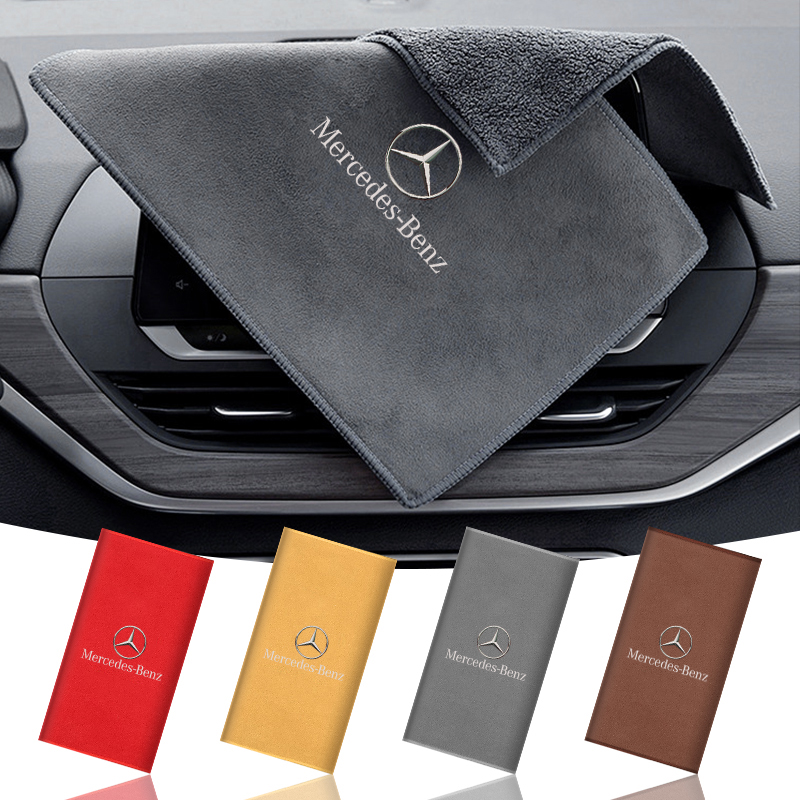 Автомобильное чистящее полотенце из микрофибры, салфетка для сушки, чистые инструменты для Mercedes Benz AMG W203 W206 W220 W205 W211 W177 W204 W213 W214