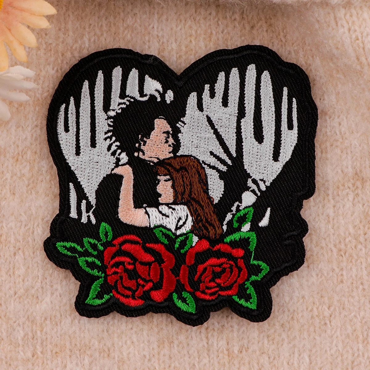 ฮาโลวีนสยองขวัญสไตล์ปักผู้ชายผู้หญิง Badge DIY Patch Applique เย็บเครื่องมือเสื้อผ้าเหล็กบนแพทช์สติกเกอร์อุปกรณ์เสริม