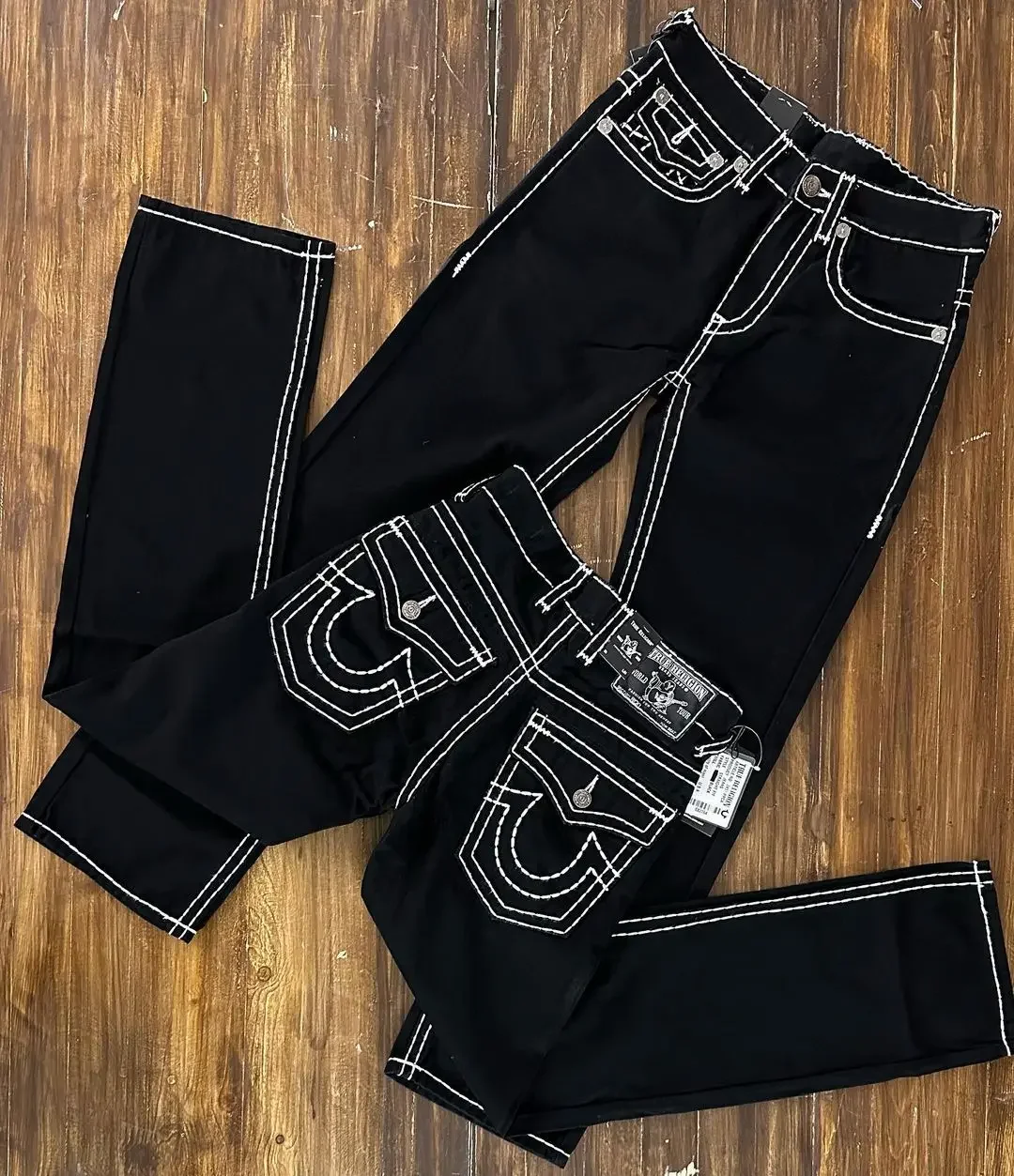Hip Hop Street Freizeit Denim Hosen Schöne Y2k Vintage Gothic Mode Gestickte Gerade Bein Breite Bein Jeans Männer Kleidung