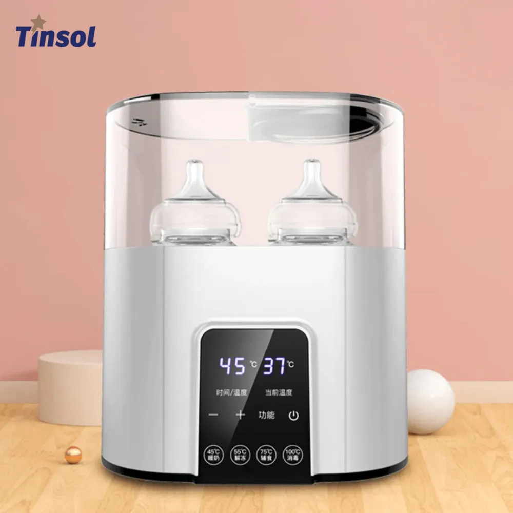 Tinsol multi-função aquecedor de garrafa de enfermagem do bebê esterilizador rápido aquecedor de garrafa de leite materno com controle de temperatura preciso
