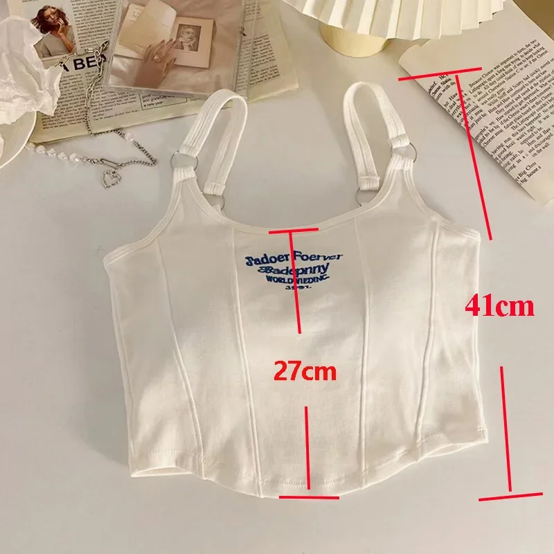 1pc carta impressão algodão feminino sutiãs de peito pequeno meninas quentes usam casual magro roupa interior acolchoada camisola topo