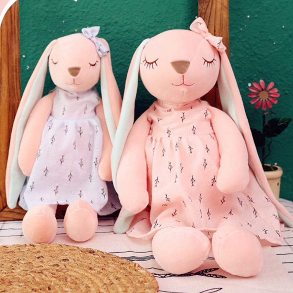 35 cm/14 Zoll süße Hasenpuppe, Plüschtierpuppe, beruhigende Kaninchenpuppe für Babys, schlafende Puppe, Kuscheltiere für Kinder, Plüschpuppenspielzeug