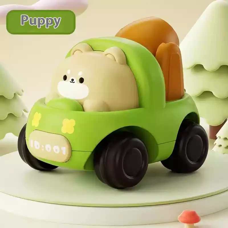 子供のための慣性おもちゃの車,1〜3歳,6ヶ月の男の子と女の子のための2匹の赤ちゃんのおもちゃ