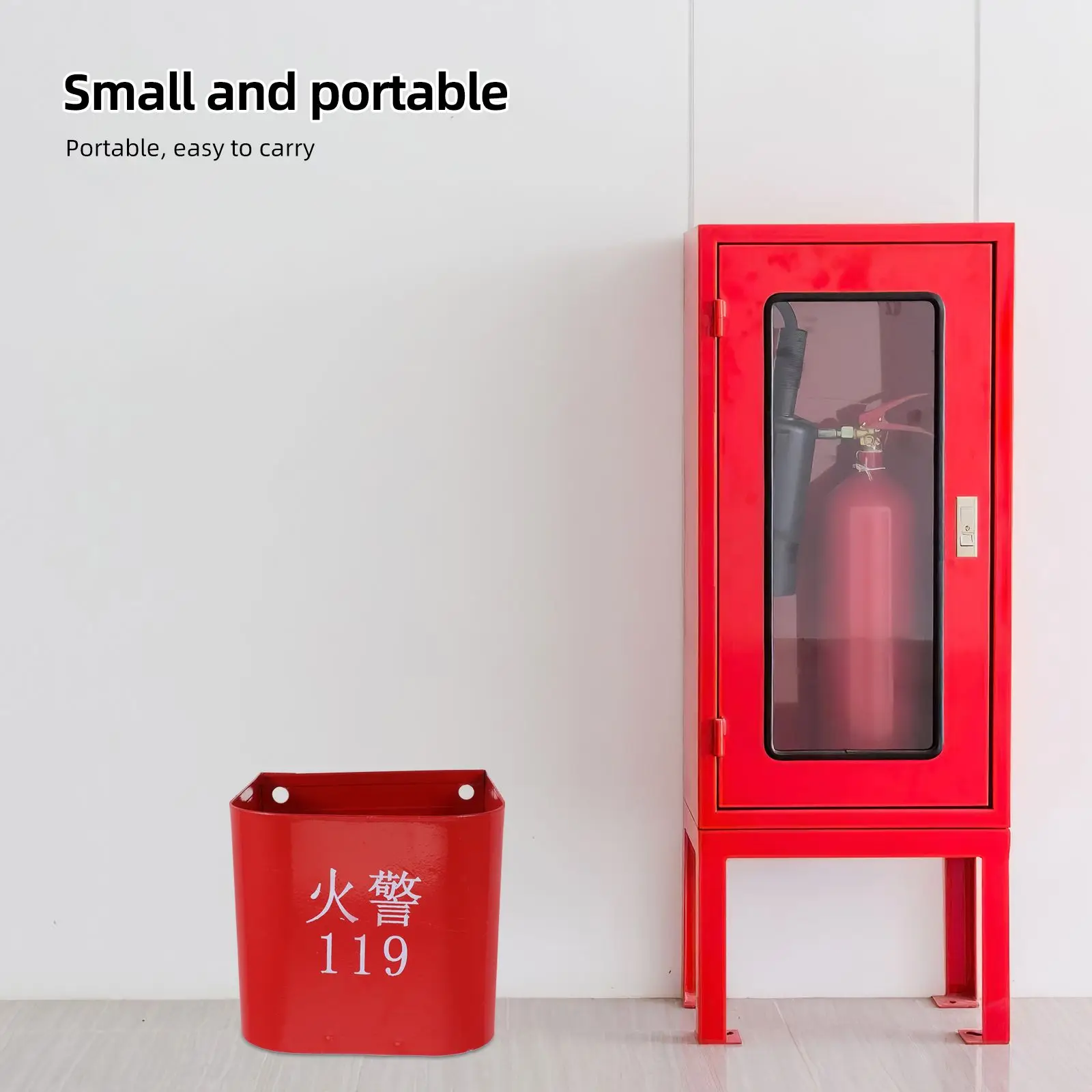 Fire Extinguisher Wall Mount Holder Thickened Spacesaving Iron Bracket Home Office Use Fire Equipment Storage Solution